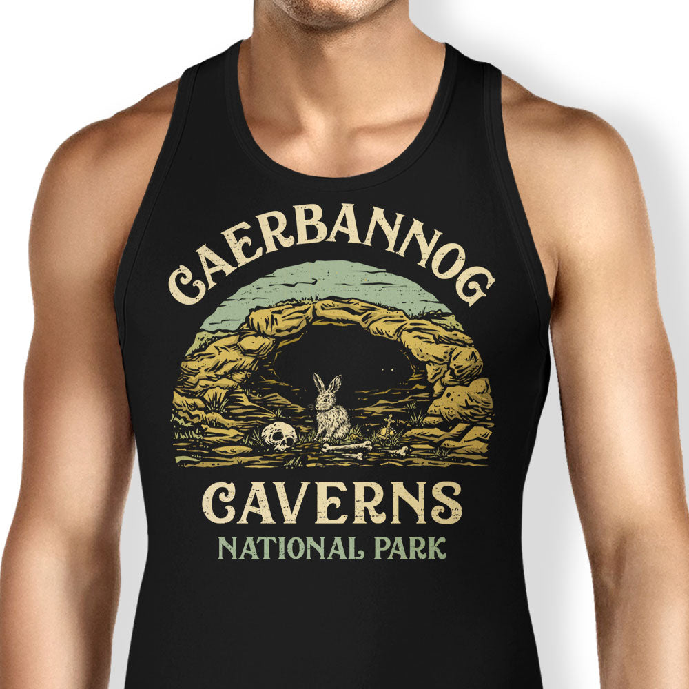 Caerbannog Caverns National Park Tank Top - Adult & Kids T-Shirts, Sweatshirts & Hoodies apparel design preview 1