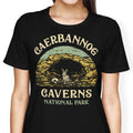 Caerbannog Caverns National Park Women's Apparel - Adult & Kids T-Shirts, Sweatshirts & Hoodies apparel design preview 1
