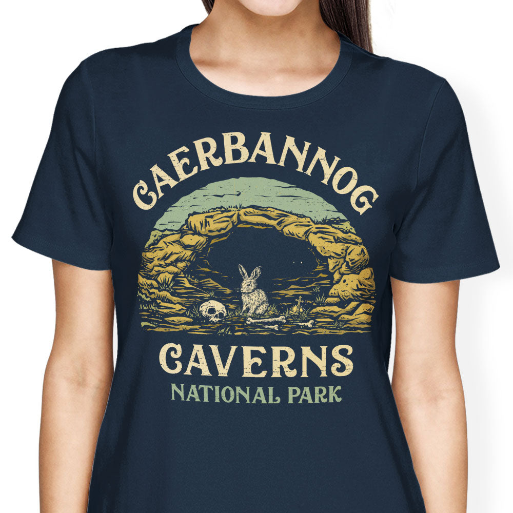 Caerbannog Caverns National Park Women's Apparel - Adult & Kids T-Shirts, Sweatshirts & Hoodies apparel design preview 2