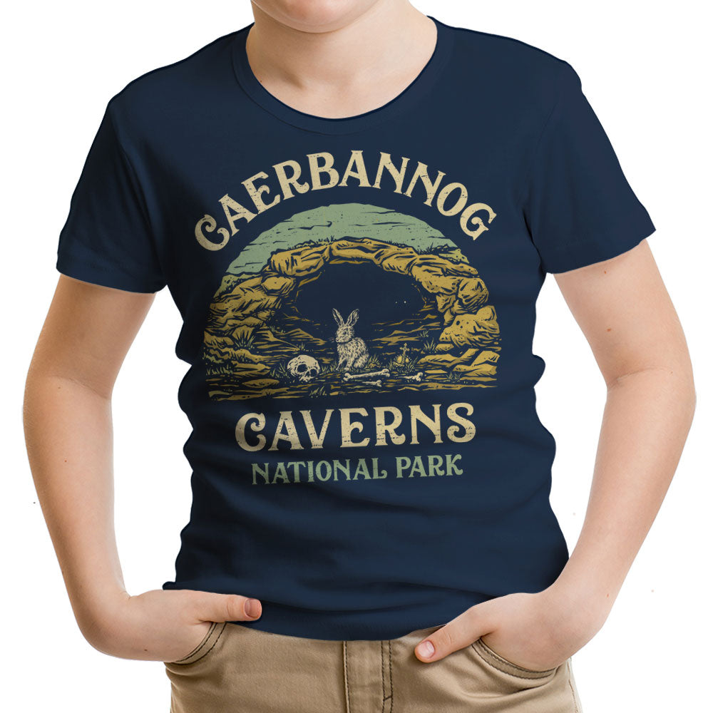 Caerbannog Caverns National Park Youth Apparel - Adult & Kids T-Shirts, Sweatshirts & Hoodies apparel design preview 2