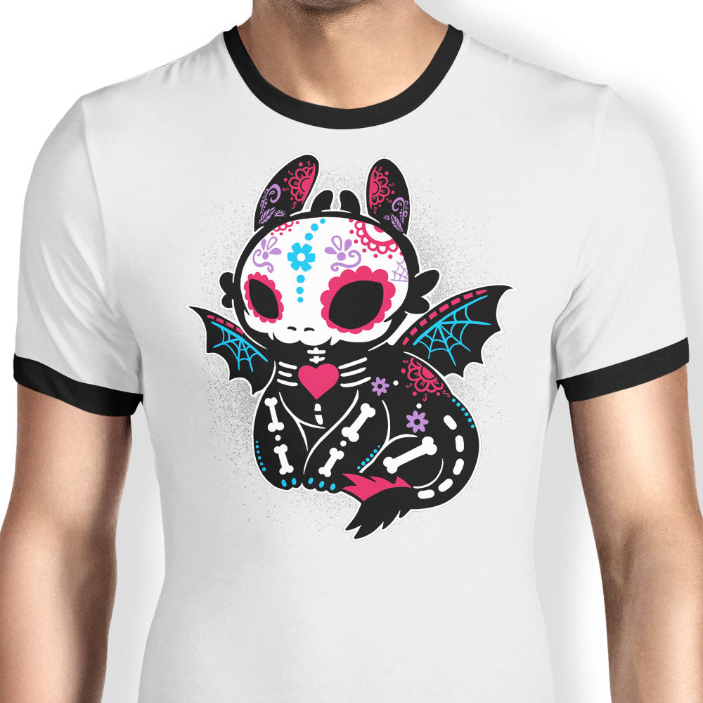 Calavera Fury Ringer - Adult & Kids T-Shirts, Sweatshirts & Hoodies apparel design preview 1