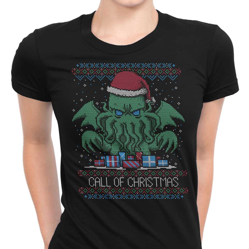 Call of Christmas Women's Apparel - Adult & Kids T-Shirts, Sweatshirts & Hoodies apparel design preview 1