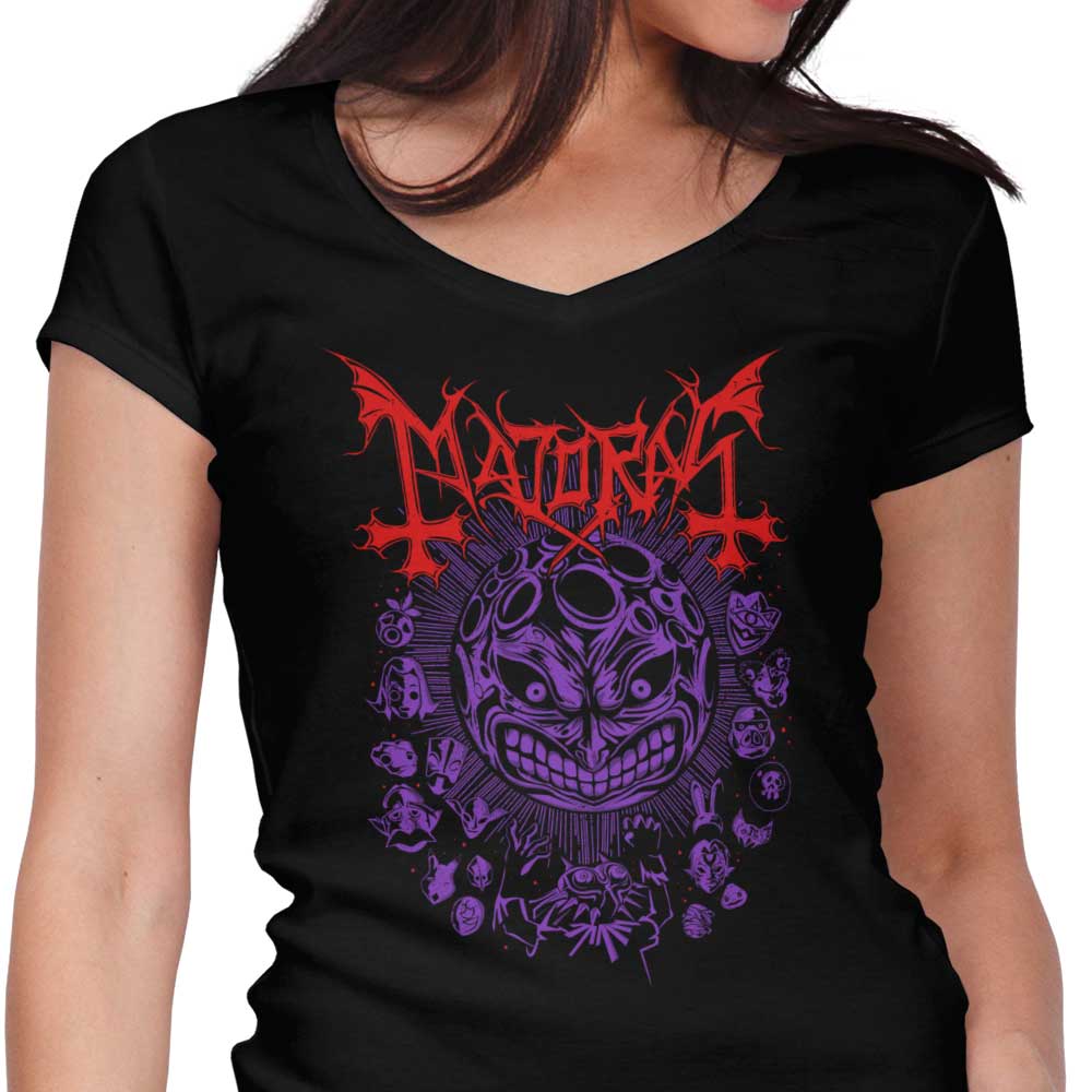 Call of the Moon Women's V-Neck - Adult & Kids T-Shirts, Sweatshirts & Hoodies apparel design preview 1