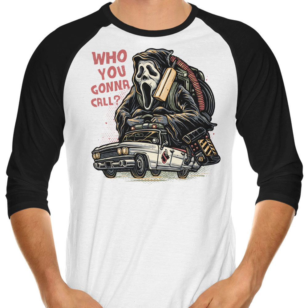 Call the Ghost 3/4 Sleeve Raglan - Adult & Kids T-Shirts, Sweatshirts & Hoodies apparel design preview 1