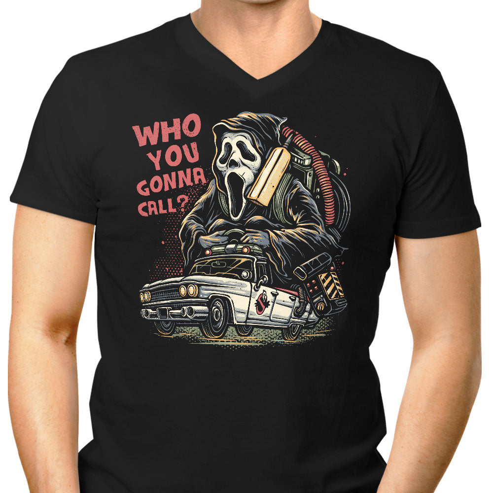 Call the Ghost Men's V-Neck - Adult & Kids T-Shirts, Sweatshirts & Hoodies apparel design preview 1