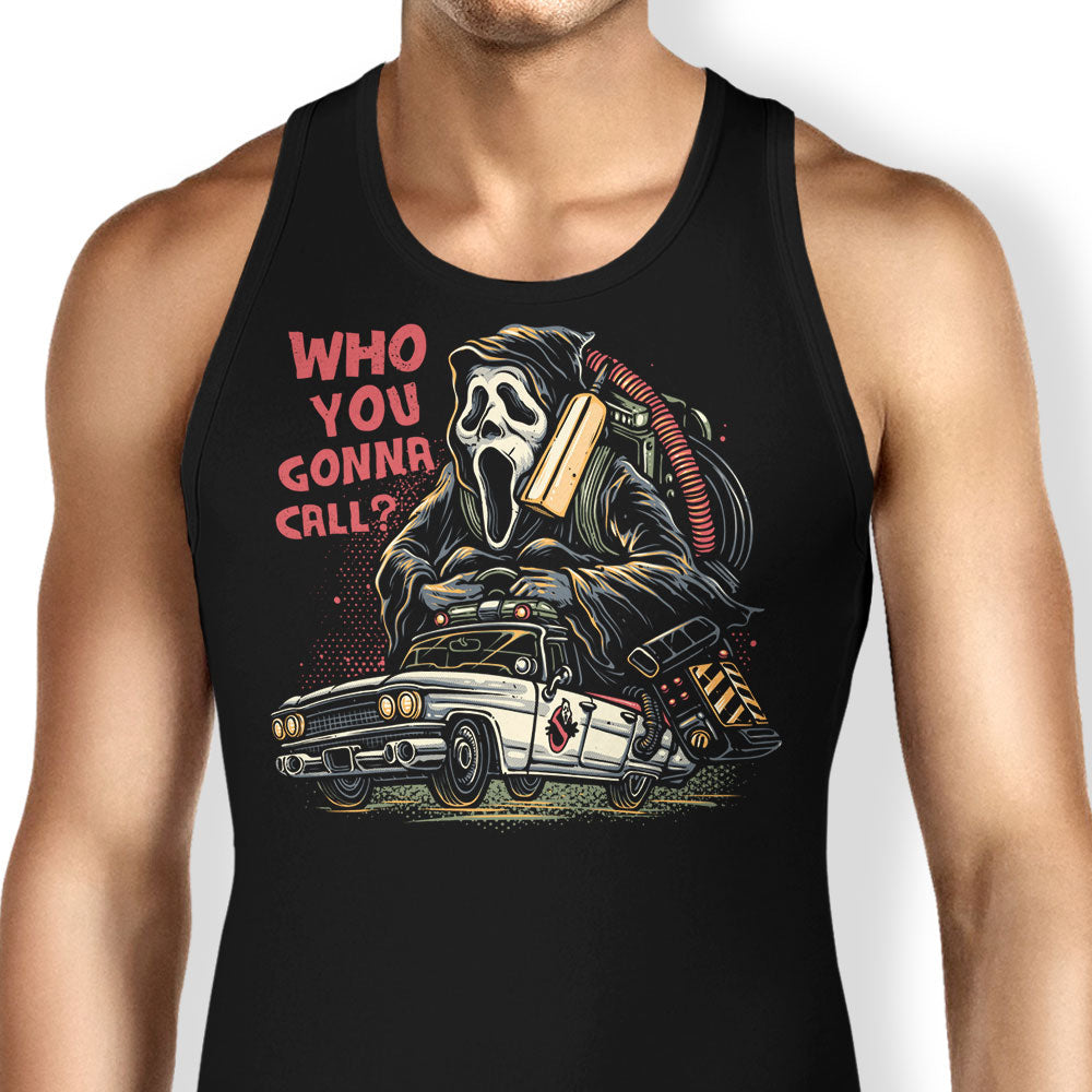 Call the Ghost Tank Top - Adult & Kids T-Shirts, Sweatshirts & Hoodies apparel design preview 1