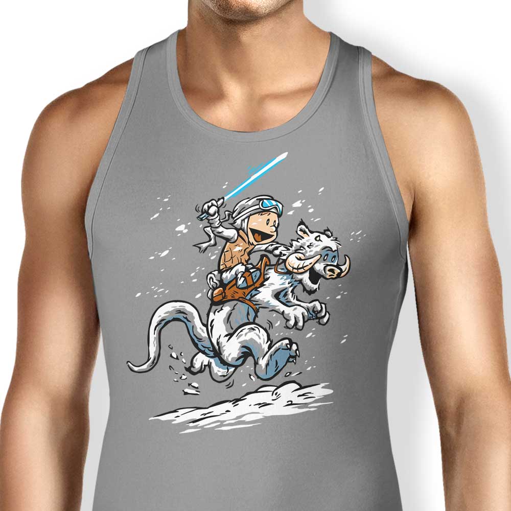 Calvin and Hoth Tank Top - Adult & Kids T-Shirts, Sweatshirts & Hoodies apparel design preview 1