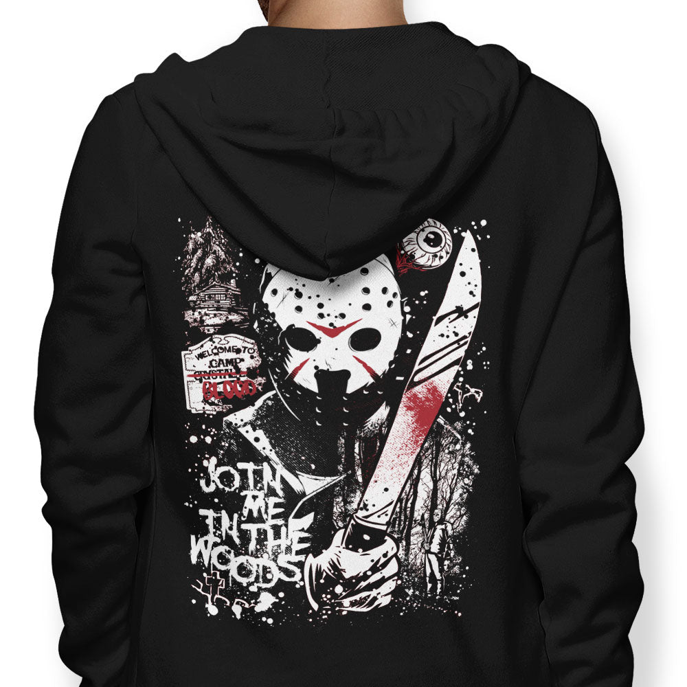 Camp Blood - Adult & Kids T-Shirts, Sweatshirts & Hoodies apparel design preview 1