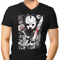 Camp Blood Men's V-Neck - Adult & Kids T-Shirts, Sweatshirts & Hoodies apparel design preview 1