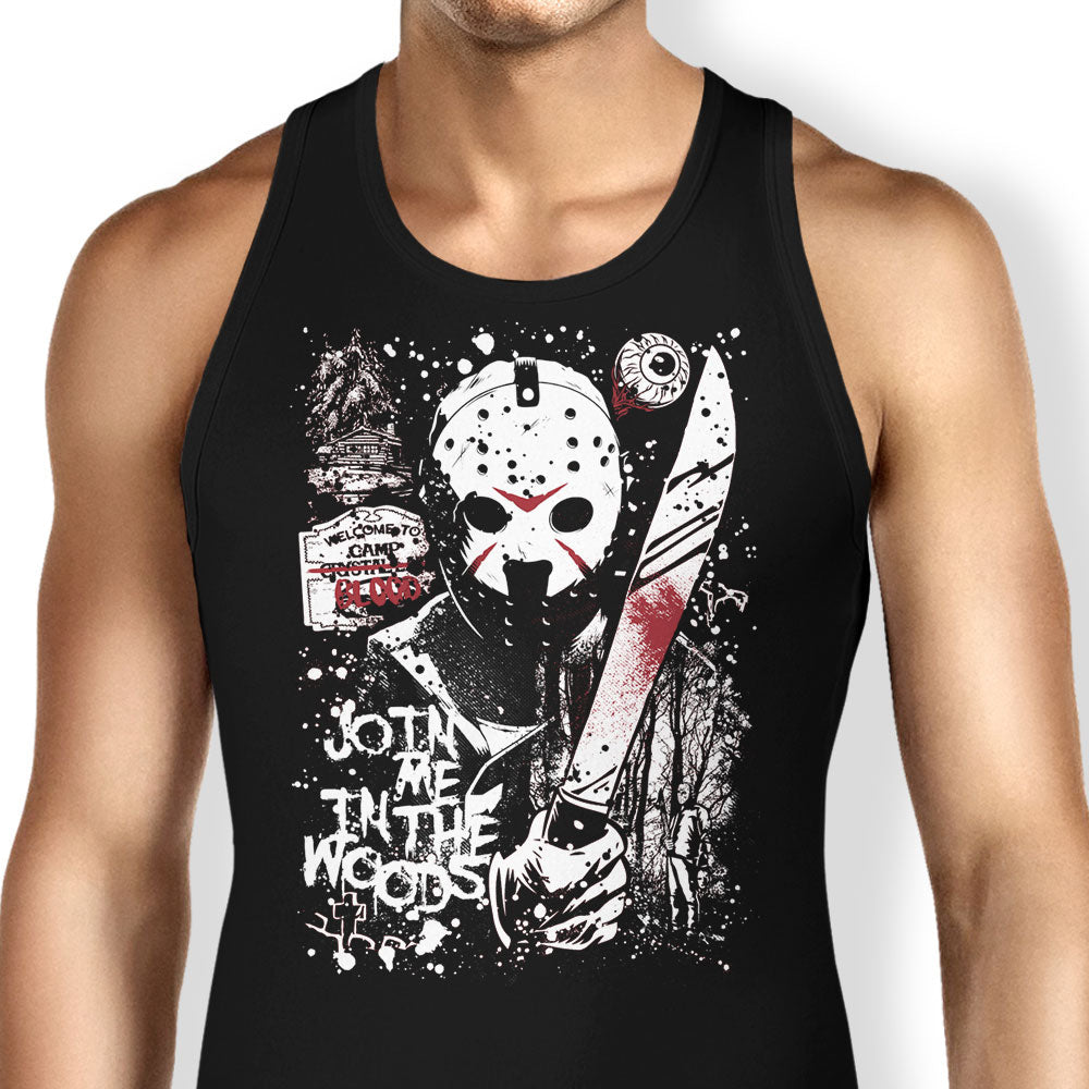 Camp Blood Tank Top - Adult & Kids T-Shirts, Sweatshirts & Hoodies apparel design preview 1