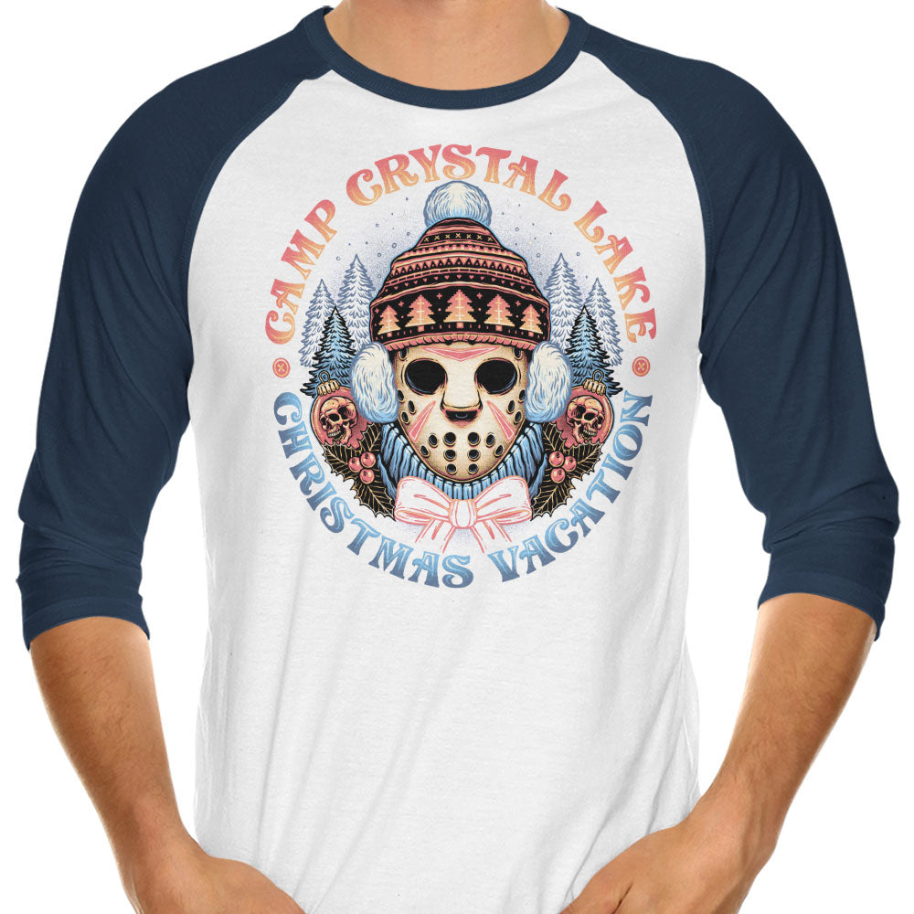 Camp Christmas 3/4 Sleeve Raglan - Adult & Kids T-Shirts, Sweatshirts & Hoodies apparel design preview 1