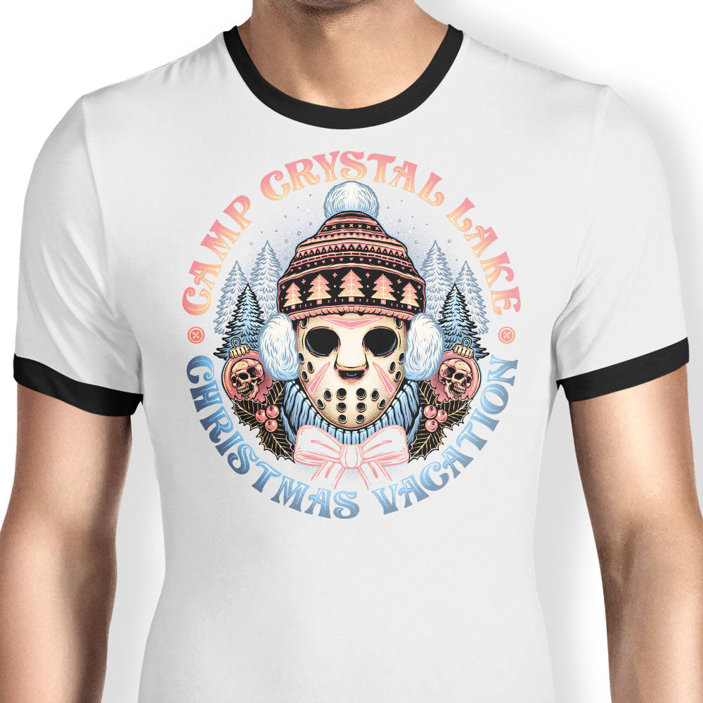Camp Christmas Ringer - Adult & Kids T-Shirts, Sweatshirts & Hoodies apparel design preview 1