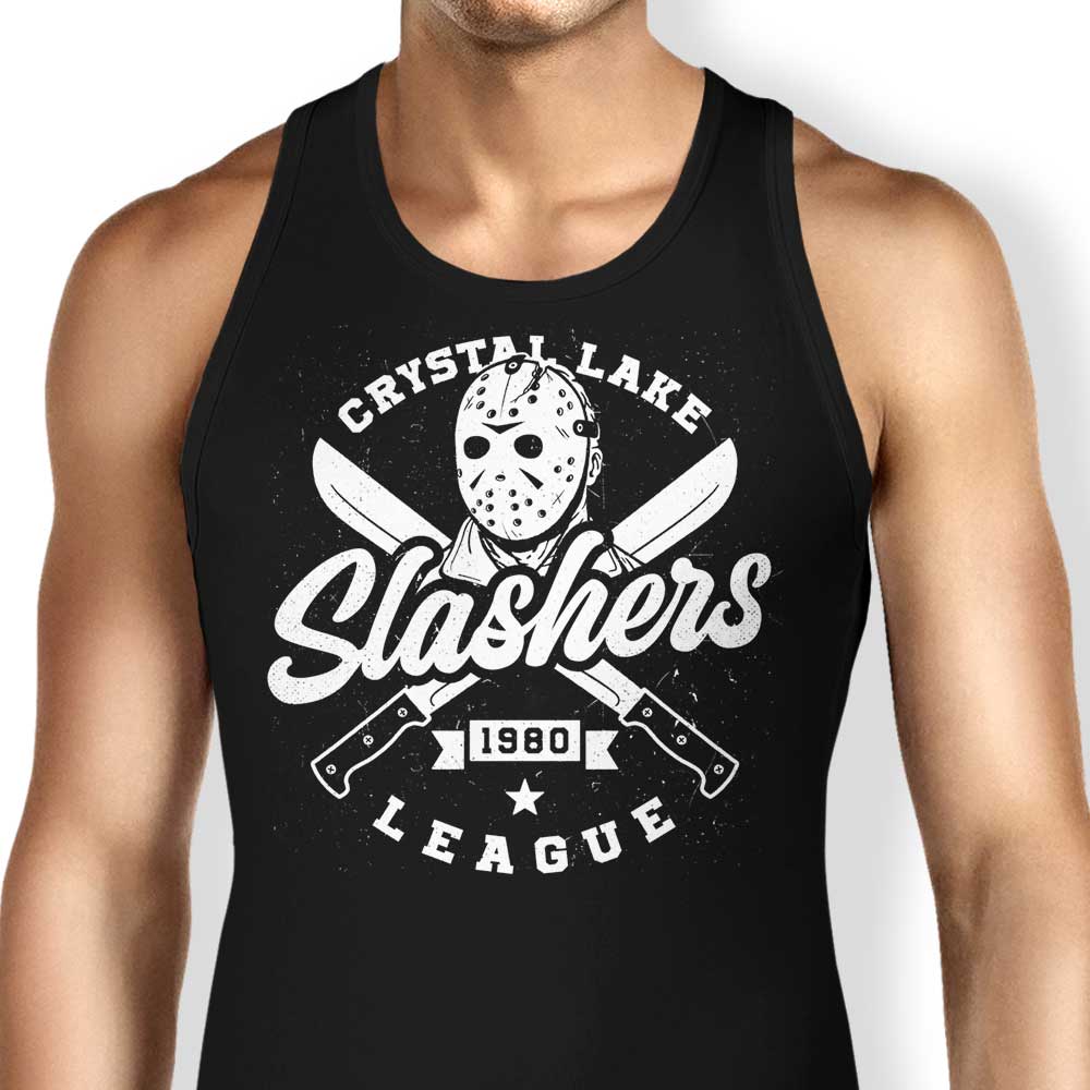 Camp Slashers Tank Top - Adult & Kids T-Shirts, Sweatshirts & Hoodies apparel design preview 1