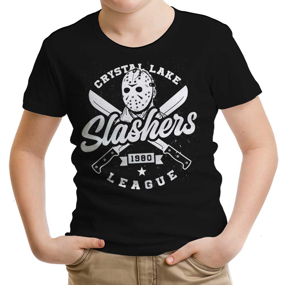 Camp Slashers Youth Apparel - Adult & Kids T-Shirts, Sweatshirts & Hoodies apparel design preview 1