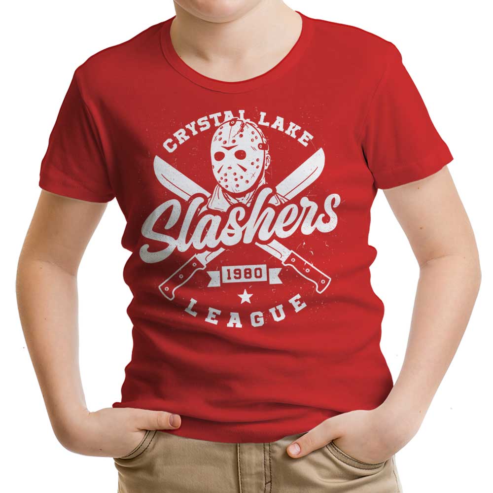 Camp Slashers Youth Apparel - Adult & Kids T-Shirts, Sweatshirts & Hoodies apparel design preview 2