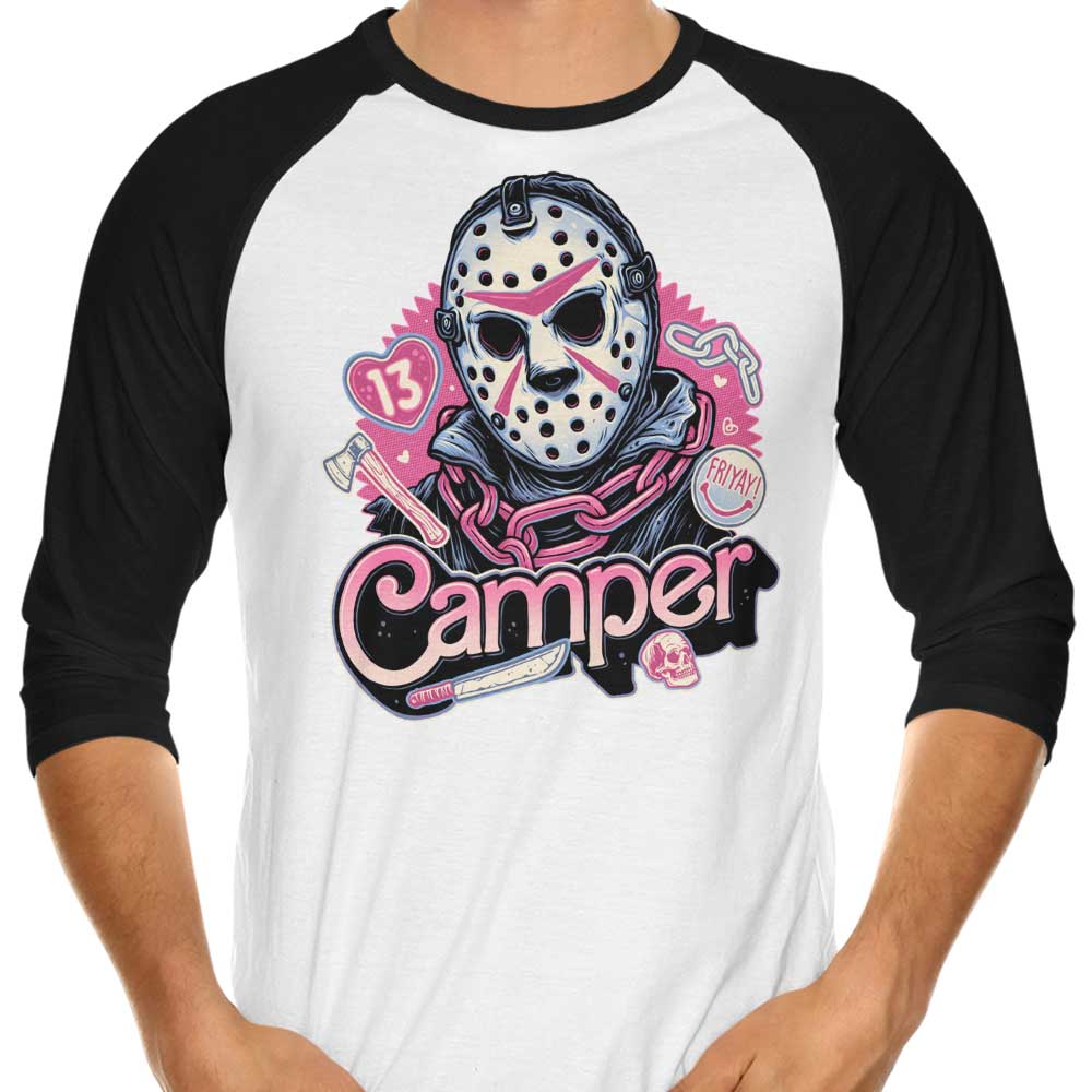 Camper Love 3/4 Sleeve Raglan - Adult & Kids T-Shirts, Sweatshirts & Hoodies apparel design preview 1