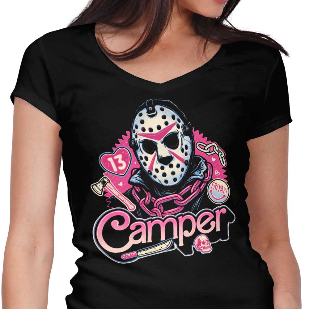 Camper Love Women's V-Neck - Adult & Kids T-Shirts, Sweatshirts & Hoodies apparel design preview 1