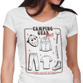 Camping Gear Basics Women's V-Neck - Adult & Kids T-Shirts, Sweatshirts & Hoodies apparel design preview 1