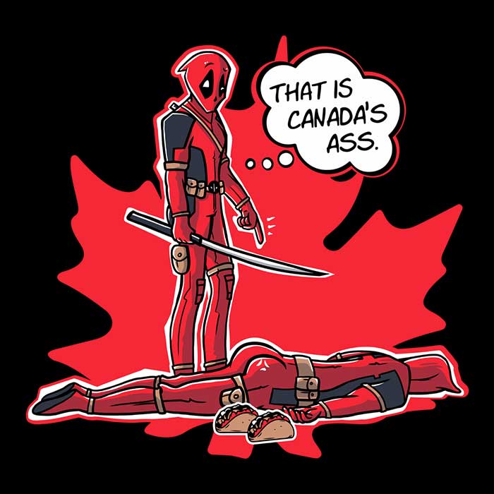 Canada's Behind Men's Apparel - Adult & Kids T-Shirts, Sweatshirts & Hoodies apparel design preview 2