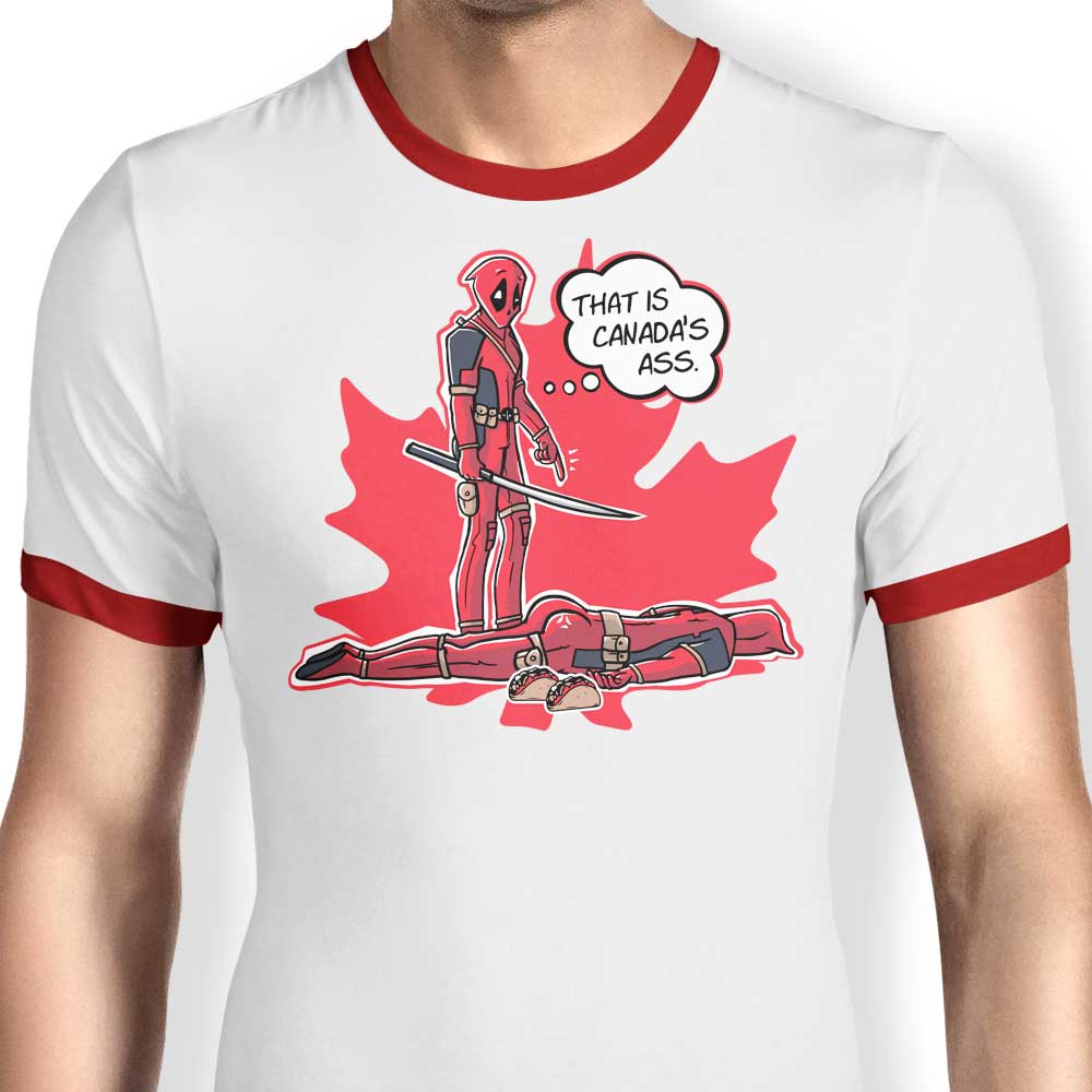 Canada's Behind Ringer - Adult & Kids T-Shirts, Sweatshirts & Hoodies apparel design preview 1