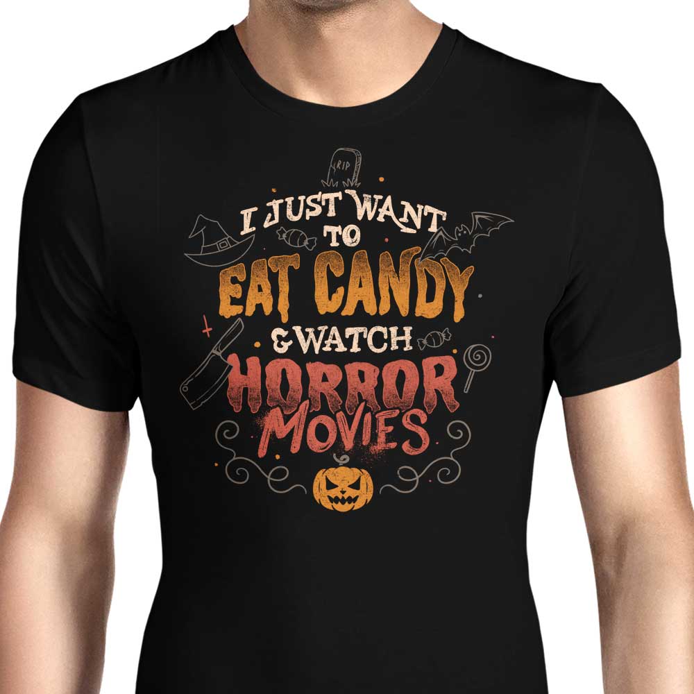 Candy and Horror Movies Men's Apparel - Adult & Kids T-Shirts, Sweatshirts & Hoodies apparel design preview 1