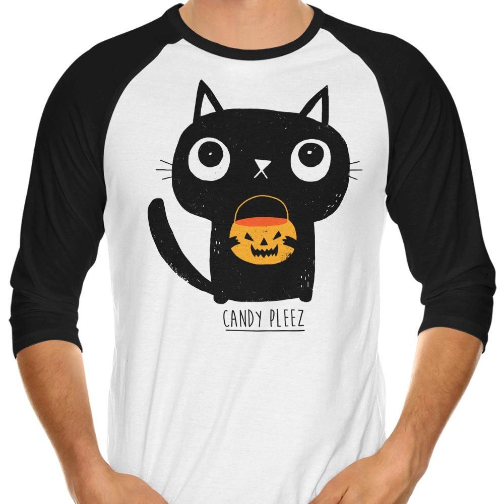 Candy Pleez 3/4 Sleeve Raglan - Adult & Kids T-Shirts, Sweatshirts & Hoodies apparel design preview 1
