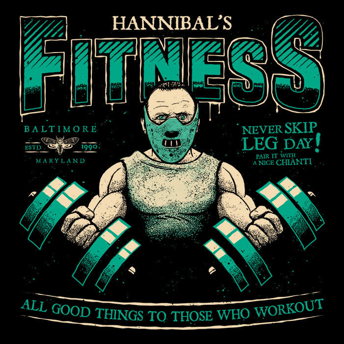 Cannibal Fitness Men's Apparel - Adult & Kids T-Shirts, Sweatshirts & Hoodies apparel design preview 2