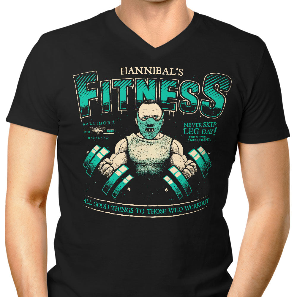 Cannibal Fitness Men's V-Neck - Adult & Kids T-Shirts, Sweatshirts & Hoodies apparel design preview 1