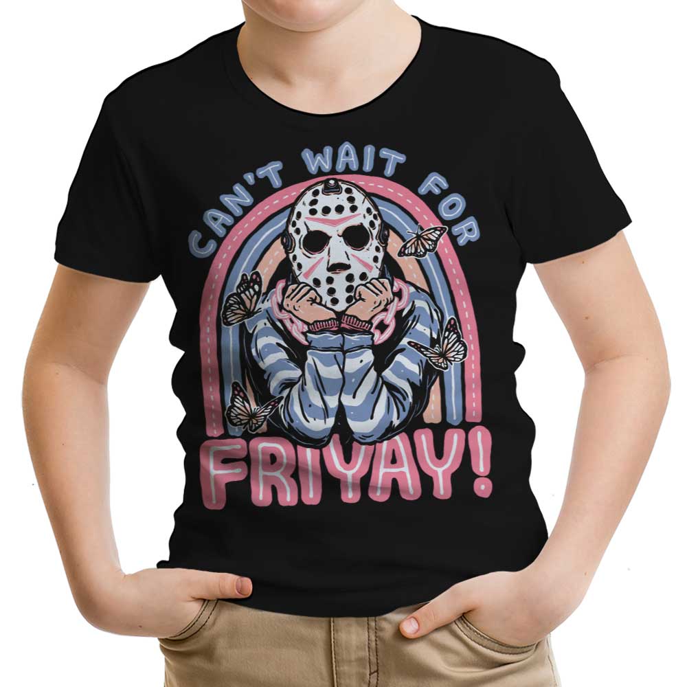 Can't Wait for Friyay Youth Apparel - Adult & Kids T-Shirts, Sweatshirts & Hoodies apparel design preview 1
