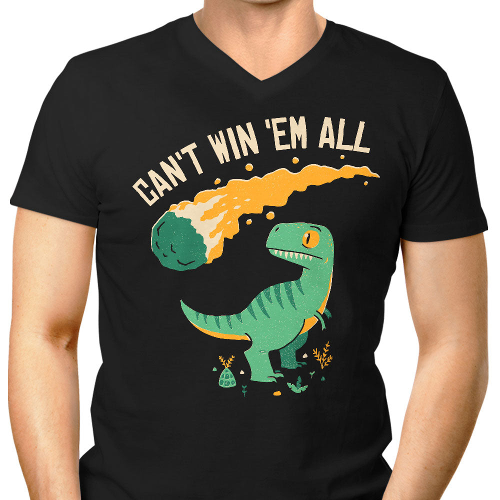 Can't Win 'Em All Men's V-Neck - Adult & Kids T-Shirts, Sweatshirts & Hoodies apparel design preview 1
