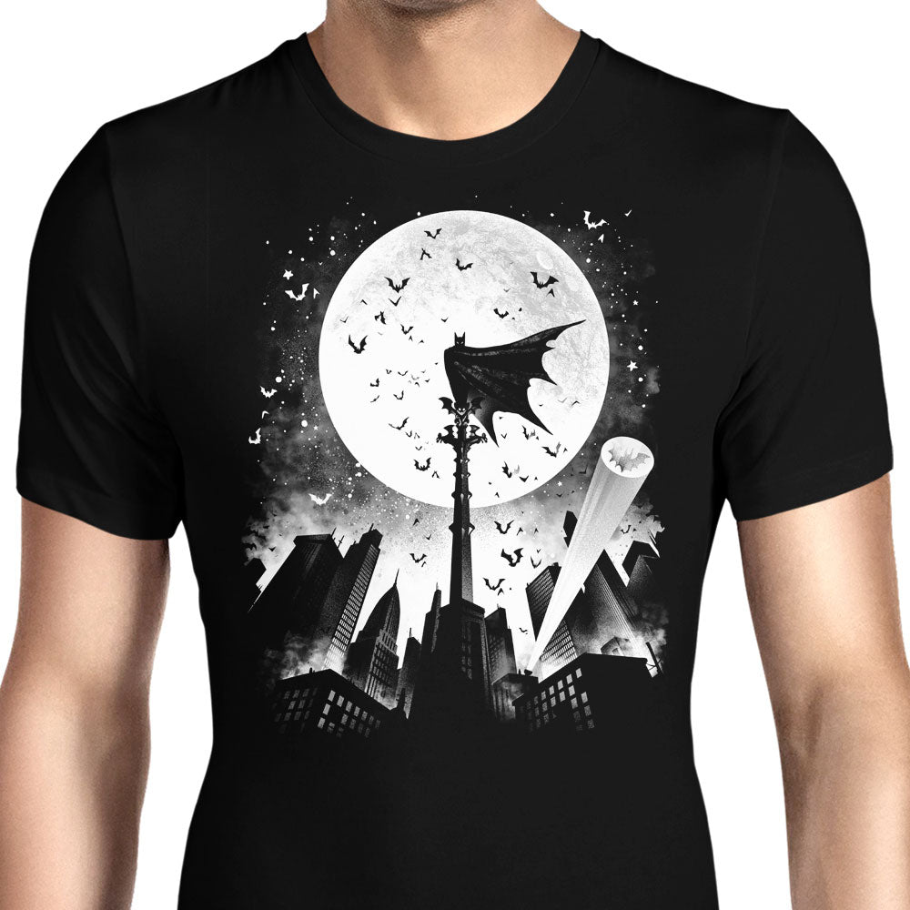 Caped Silhouette Men's Apparel - Adult & Kids T-Shirts, Sweatshirts & Hoodies apparel design preview 1