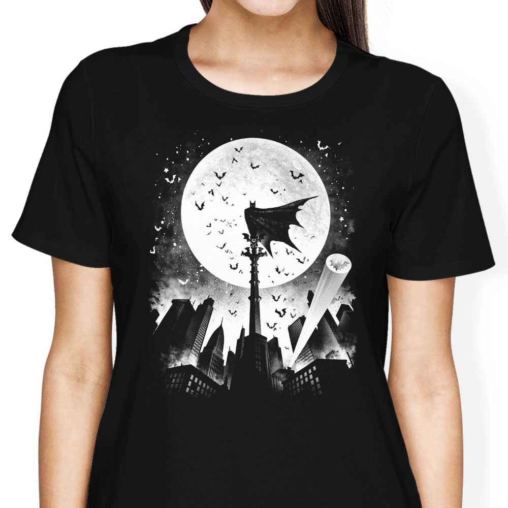 Caped Silhouette Women's Apparel - Adult & Kids T-Shirts, Sweatshirts & Hoodies apparel design preview 1