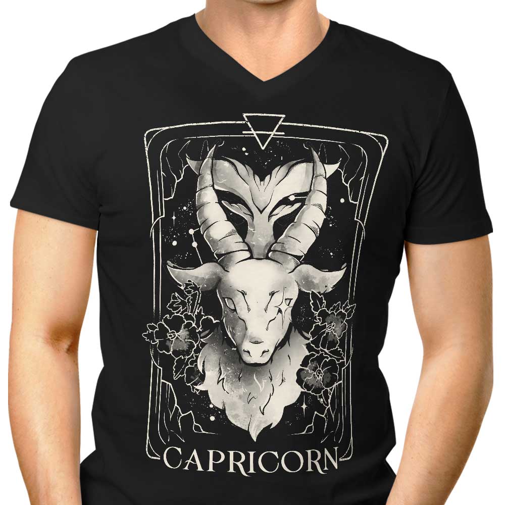 Capricorn (Edu.Ely) Men's V-Neck - Adult & Kids T-Shirts, Sweatshirts & Hoodies apparel design preview 1