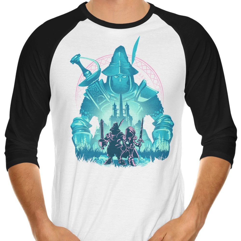 Captain of the Knights 3/4 Sleeve Raglan - Adult & Kids T-Shirts, Sweatshirts & Hoodies apparel design preview 1