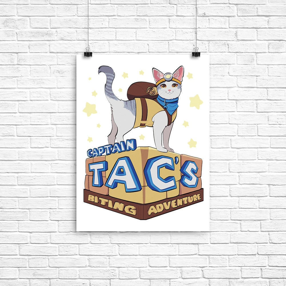 Captain Tac Poster - Adult & Kids T-Shirts, Sweatshirts & Hoodies apparel design preview 1