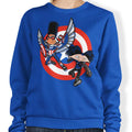 Captain Tallhair and Football Soldier - Adult & Kids T-Shirts, Sweatshirts & Hoodies apparel design preview 1