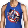 Captain Tallhair and Football Soldier Tank Top - Adult & Kids T-Shirts, Sweatshirts & Hoodies apparel design preview 1