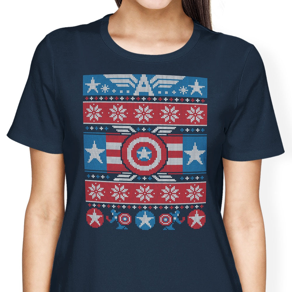 Captain's Christmas Sweater Women's Apparel - Adult & Kids T-Shirts, Sweatshirts & Hoodies apparel design preview 2