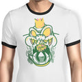 Captured Ape Ringer - Adult & Kids T-Shirts, Sweatshirts & Hoodies apparel design preview 1