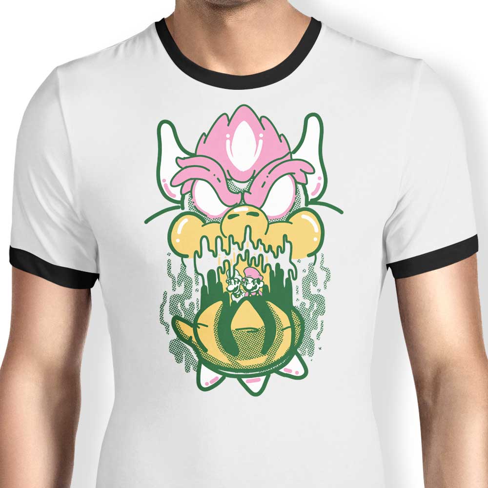 Captured Plumber Ringer - Adult & Kids T-Shirts, Sweatshirts & Hoodies apparel design preview 1