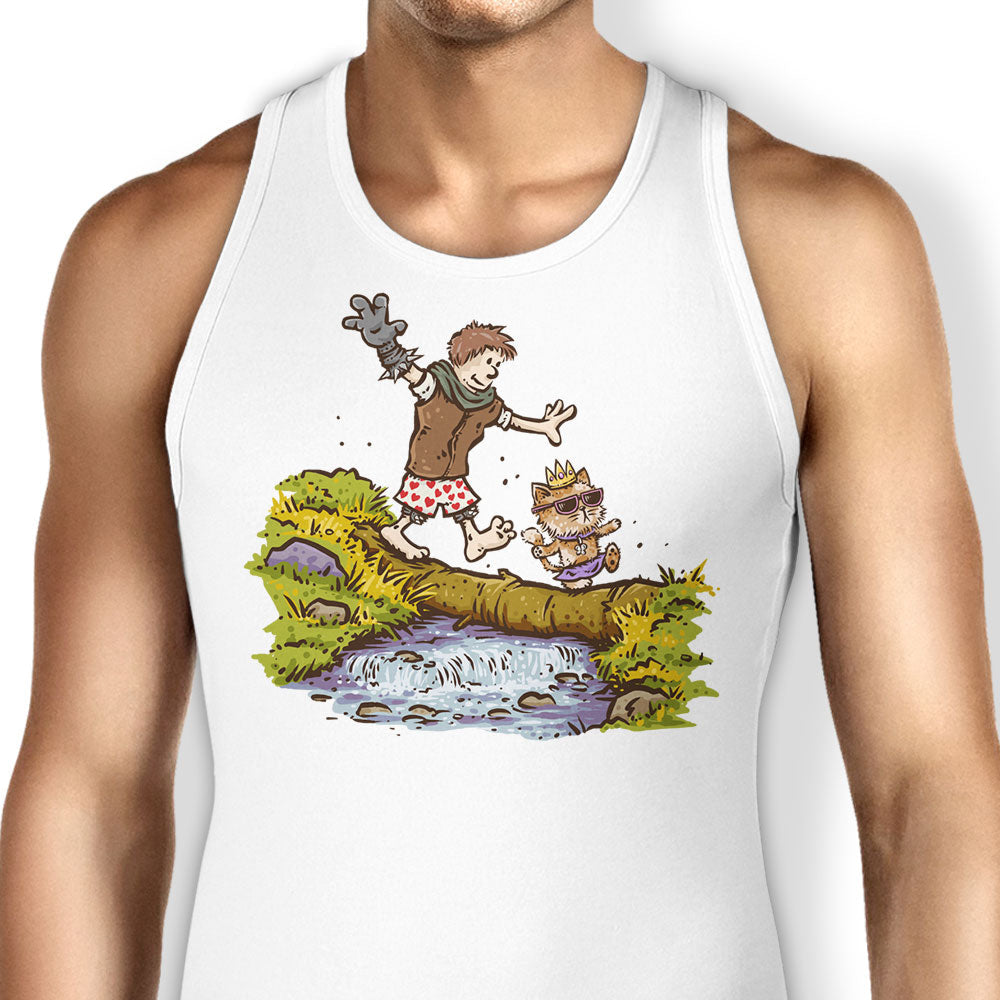 Carl and the Princess Tank Top - Adult & Kids T-Shirts, Sweatshirts & Hoodies apparel design preview 1