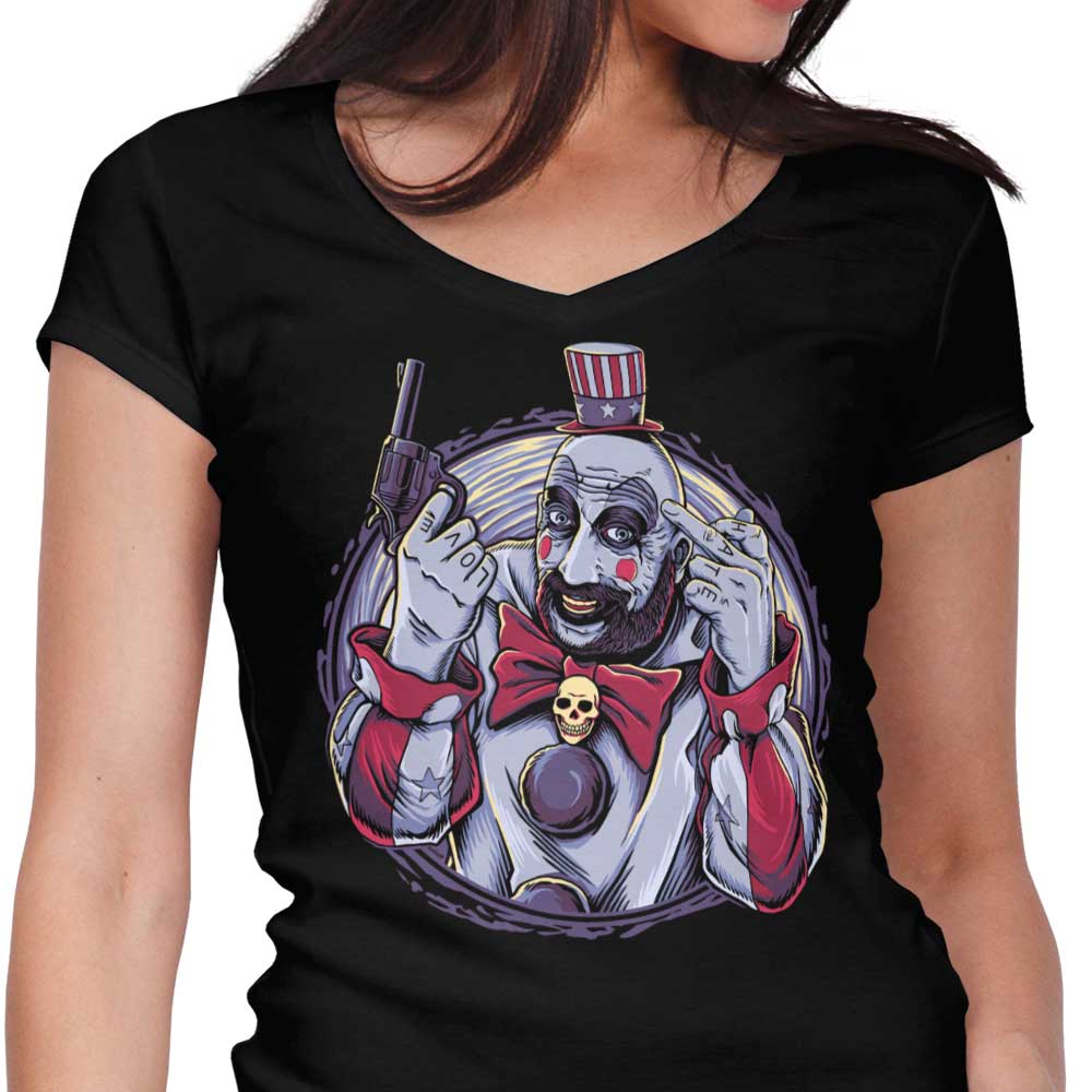 Carnival King Women's V-Neck - Adult & Kids T-Shirts, Sweatshirts & Hoodies apparel design preview 1