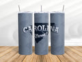 Carolina Strong 20 oz Skinny Tumbler Cup With Straw - Adult & Kids T-Shirts, Sweatshirts & Hoodies apparel design preview 1