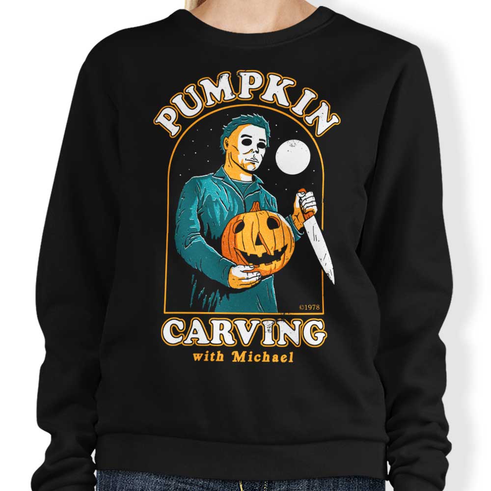 Carving with Michael - Adult & Kids T-Shirts, Sweatshirts & Hoodies apparel design preview 1