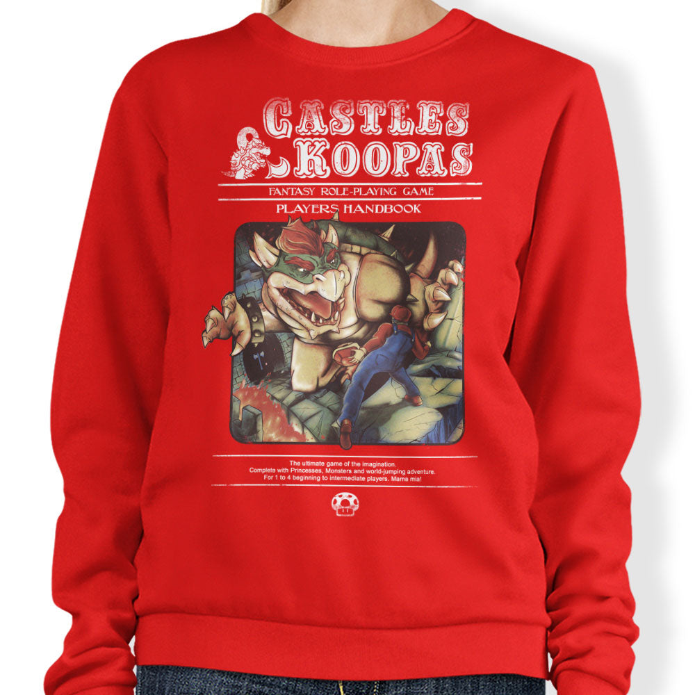 Castles and Koopas - Adult & Kids T-Shirts, Sweatshirts & Hoodies apparel design preview 1
