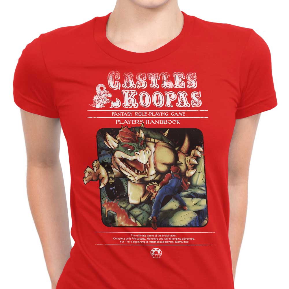 Castles and Koopas Women's Apparel - Adult & Kids T-Shirts, Sweatshirts & Hoodies apparel design preview 1