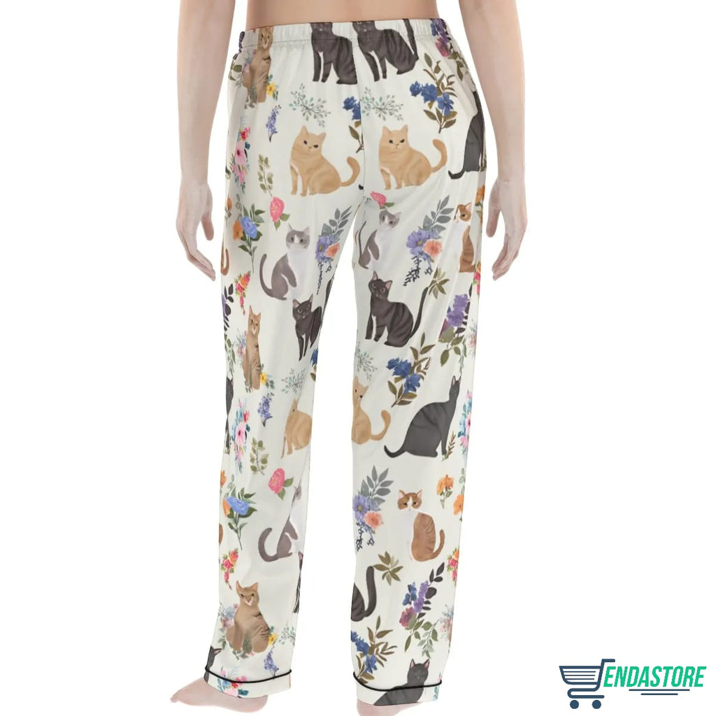 Cat Classic Pajama Set Garden Whiskers Pink product image 4