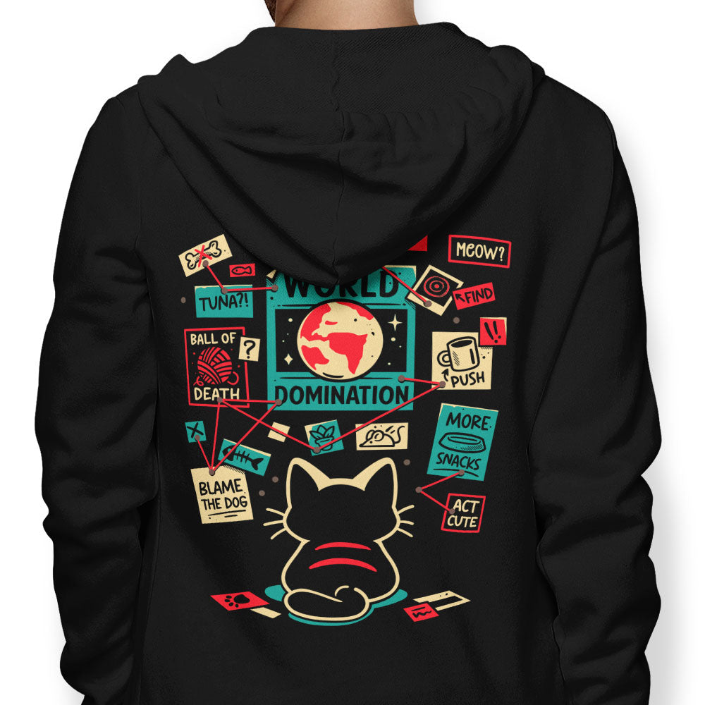 Cat Master Plan - Adult & Kids T-Shirts, Sweatshirts & Hoodies apparel design preview 1