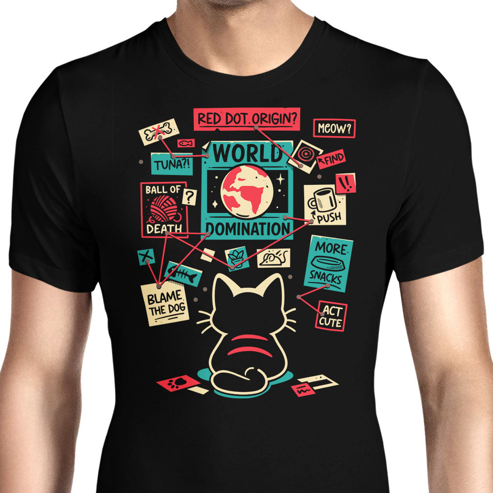 Cat Master Plan Men's Apparel - Adult & Kids T-Shirts, Sweatshirts & Hoodies apparel design preview 1
