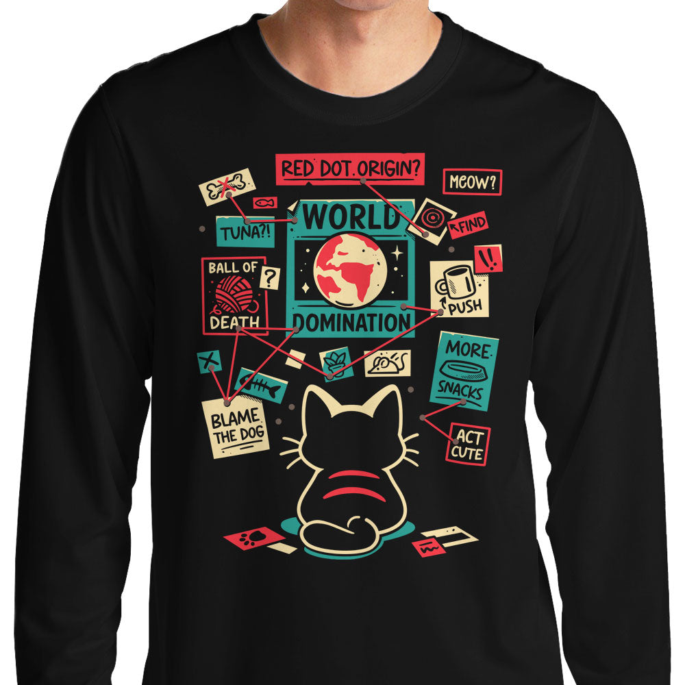 Cat Master Plan - Adult & Kids T-Shirts, Sweatshirts & Hoodies apparel design preview 1